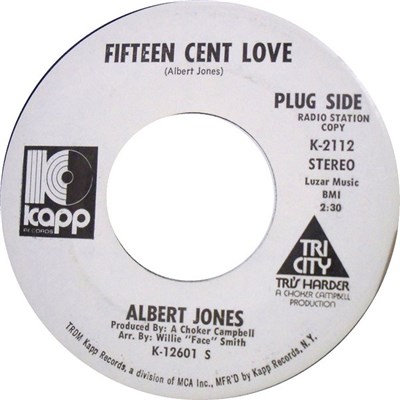 Albert Jones - Fifteen Cent Love download mp3 flac