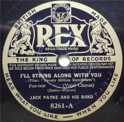 Jack Payne And His Band - I'll String Along With You / Little Valley In The Mountains download mp3 flac