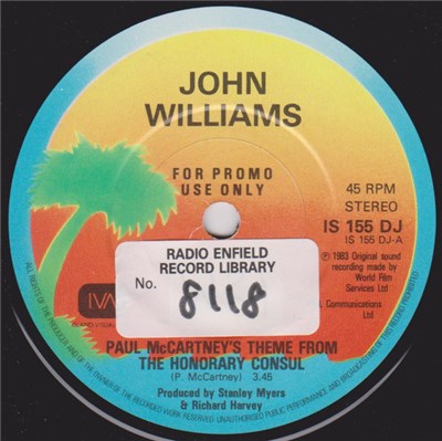John Williams - Paul McCartney's Theme From The Honorary Consul download mp3 flac