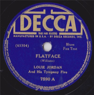 Louis Jordan And His Tympany Five - Flatface / Doug The Jitterbug download mp3 flac