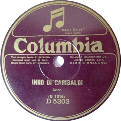 Unknown Artist - Inno Di Garibaldi / Inno Di Mameli download mp3 flac