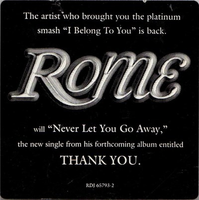 Rome - Never Let You Go Away download mp3 flac