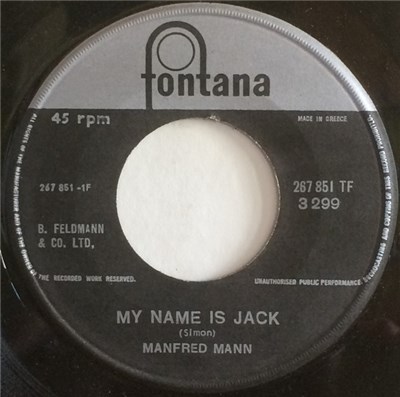 Manfred Mann - My Name Is Jack / There Is A Man download mp3 flac