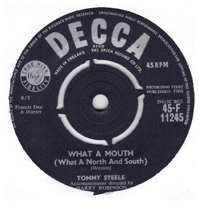 Tommy Steele - What A Mouth (What A North And South) / Kookaburra download mp3 flac