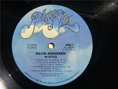 David Johansen - In Style download mp3 flac