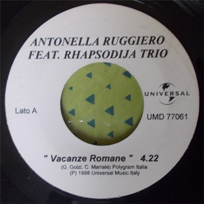 Antonella Ruggiero Featuring Rhapsodija Trio / Billie Myers - Vacanze Romane / Kiss The Rain download mp3 flac