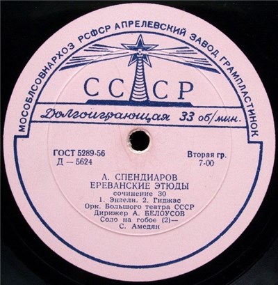 А. Спендиаров - Ереванские Этюды / Крымские Эскизы download mp3 flac