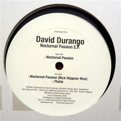 David Durango - Nocturnal Passion E.P. download mp3 flac