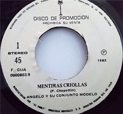 Angelo Y Su Conjunto Modelo - Mentiras Criollas download mp3 flac