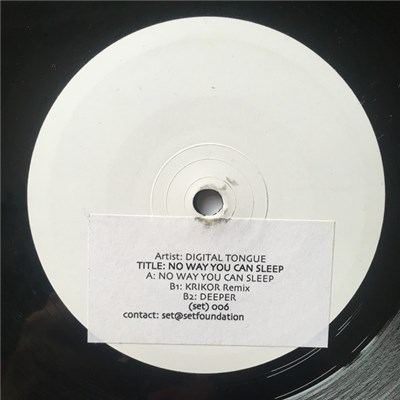 Digital Tongue - No Way You Can Sleep download mp3 flac