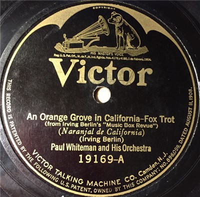 Paul Whiteman And His Orchestra - An Orange Grove In California / Dancing Honeymoon download mp3 flac