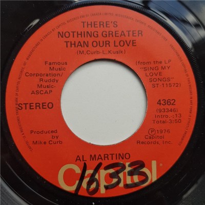 Al Martino - There's Nothing Greater Than Our Love / Dream Of Me download mp3 flac