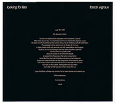 Franck Vigroux - Looking For Lilas download mp3 flac