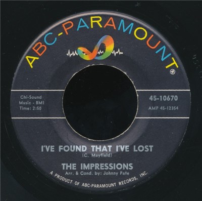 The Impressions - I've Found That I've Lost / Meeting Over Yonder download mp3 flac