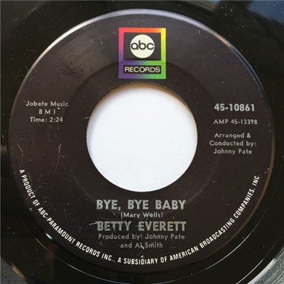 Betty Everett - Bye, Bye, Baby / Your Love Is Important To Me download mp3 flac