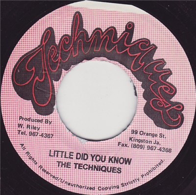 The Techniques - Little Did You Know / I Wish It Would Rain download mp3 flac