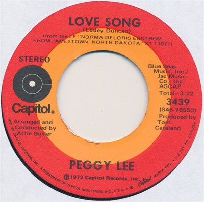 Peggy Lee - Love Song / Someone Who Cares download mp3 flac