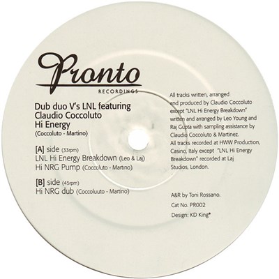 The Dub Duo V's LNL featuring Claudio Coccoluto - Hi Energy download mp3 flac