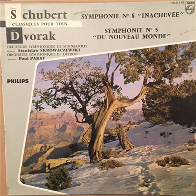 Franz Schubert, Antonín Dvořák, Stanislaw Skrowaczewski, Paul Paray - Symphonie N°8 "Inachevée" - Symphonie N°5 "Du Nouveau Monde" download mp3 flac