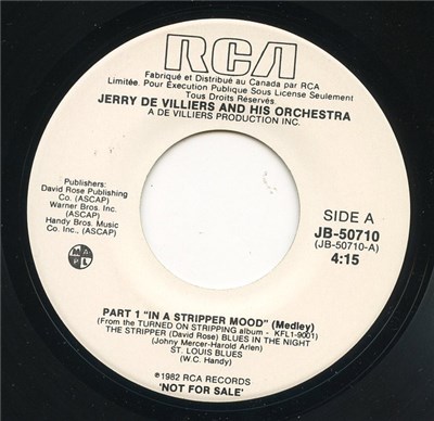 Jerry De Villiers And His Orchestra - In A Stripper Mood (Medley) download mp3 flac