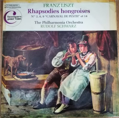 Franz Liszt, Rudolf Schwarz, The Philharmonia Orchestra - Rhapsodies Hongroises N° 2, 6, 9 "Carnaval De Pesth" Et 14 download mp3 flac