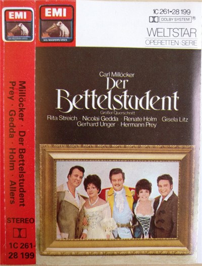Carl Millöcker, Rita Streich, Nicolai Gedda, Renate Holm, Gisela Litz, Gerhard Unger, Hermann Prey - Der Bettelstudent Großer Querschitt download mp3 flac
