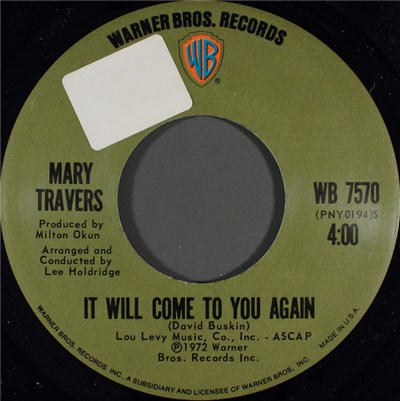 Mary Travers - It Will Come To You Again download mp3 flac