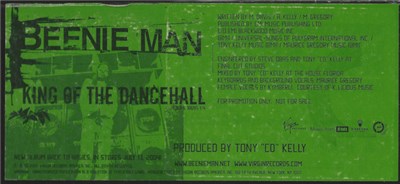 Beenie Man - King Of The Dancehall download mp3 flac