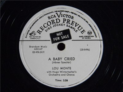 Lou Monte - A Baby Cried / One Moment More download mp3 flac