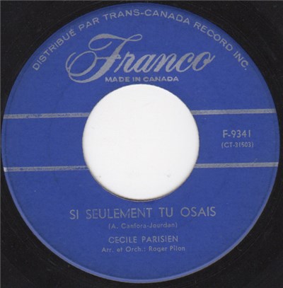 Cecile Parisien - Si Seulement Tu Osais download mp3 flac