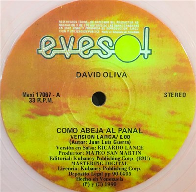 David Oliva - Como Abeja Al Panal download mp3 flac