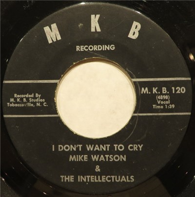 Mike Watson & The Intellectuals / Glenn Wall & The Intellectuals - I Don't Want To Cry / Danny Boy download mp3 flac