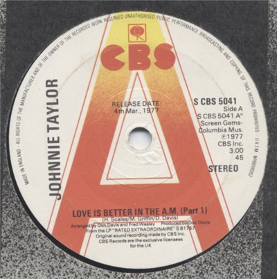 Johnnie Taylor - Love Is Better In The A.M. download mp3 flac