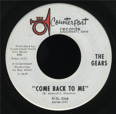 The Gears - Come Back To Me / Sooner Or Later download mp3 flac