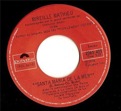 Mireille Mathieu - Santa Maria De La Mer download mp3 flac
