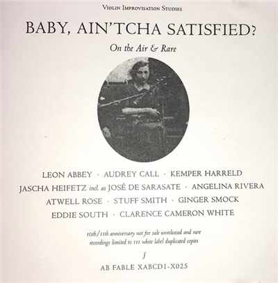 Various - Baby, Ain'tcha Satisfied? - On The Air & Rare download mp3 flac