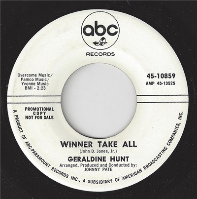 Geraldine Hunt - Winner Takes All / For Lovers Only download mp3 flac