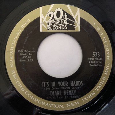 Diane Renay - It's In Your Arms / A Present From Eddie download mp3 flac