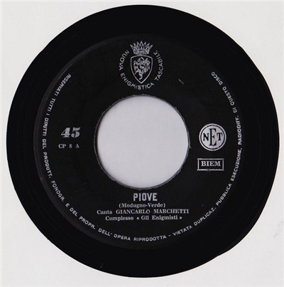 Giancarlo Marchetti / Marcello Zanetti - Piove / Non Dimenticar (Le Mie Parole) download mp3 flac