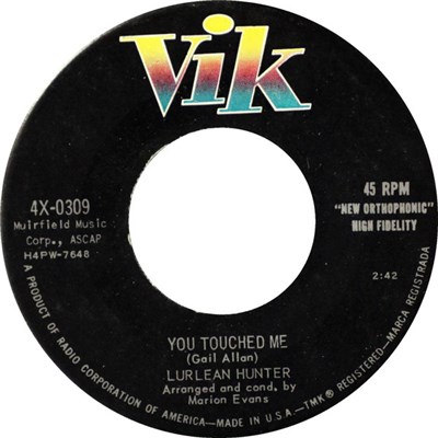 Lurlean Hunter - You Touched Me / Show Me Love download mp3 flac