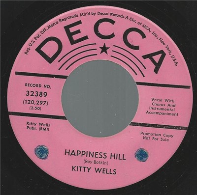 Kitty Wells - Happiness Hill / You're No Angel Yourself download mp3 flac