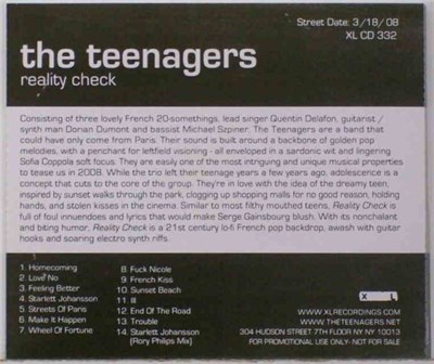 The Teenagers - Reality Check download mp3 flac