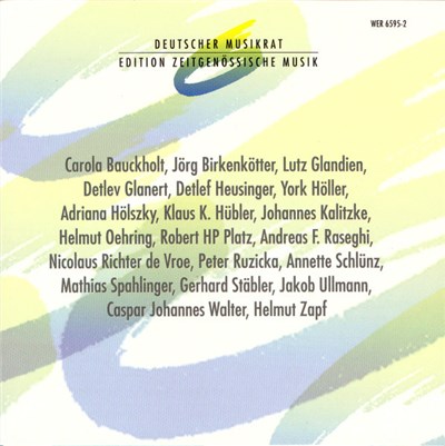 Various - Deutscher Musikrat Edition Zeitgenössische Musik download mp3 flac