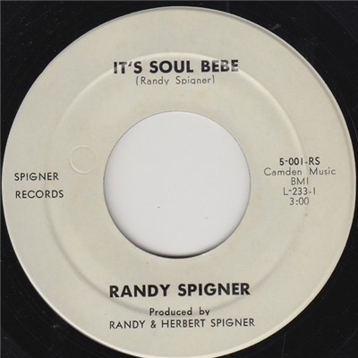 Randy Spigner - It's Soul Bebe / Shadow Of Your Smile download mp3 flac