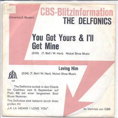 The Delfonics - You Got Yours And I'll Get Mine / Loving Him download mp3 flac