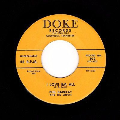 Phil Barclay And The Sliders - I Love Em All / Short Fat Ben download mp3 flac