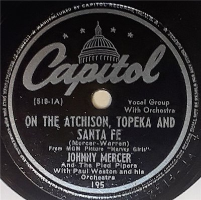 Jo Stafford And Johnny Mercer, The Pied Pipers With Paul Weston And His Orchestra - On The Atchison, Topeka And Santa Fe / Conversation While Dancing download mp3 flac