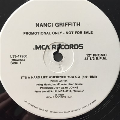 Nanci Griffith - It's A Hard Life Wherever You Go download mp3 flac
