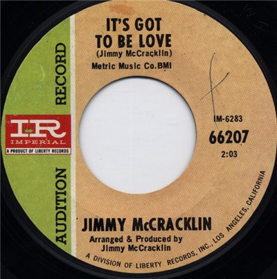 Jimmy McCracklin - It's Got To Be Love / Sorry download mp3 flac