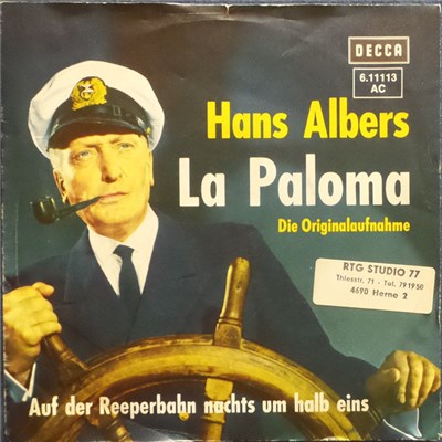 Hans Albers - La Paloma / Auf Der Reeperbahn Nachts Um Halb Eins download mp3 flac